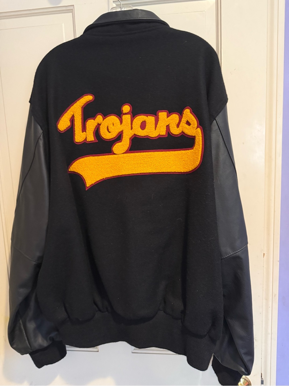 Holloway Black Jacket with Gold 'Trojans' Applique